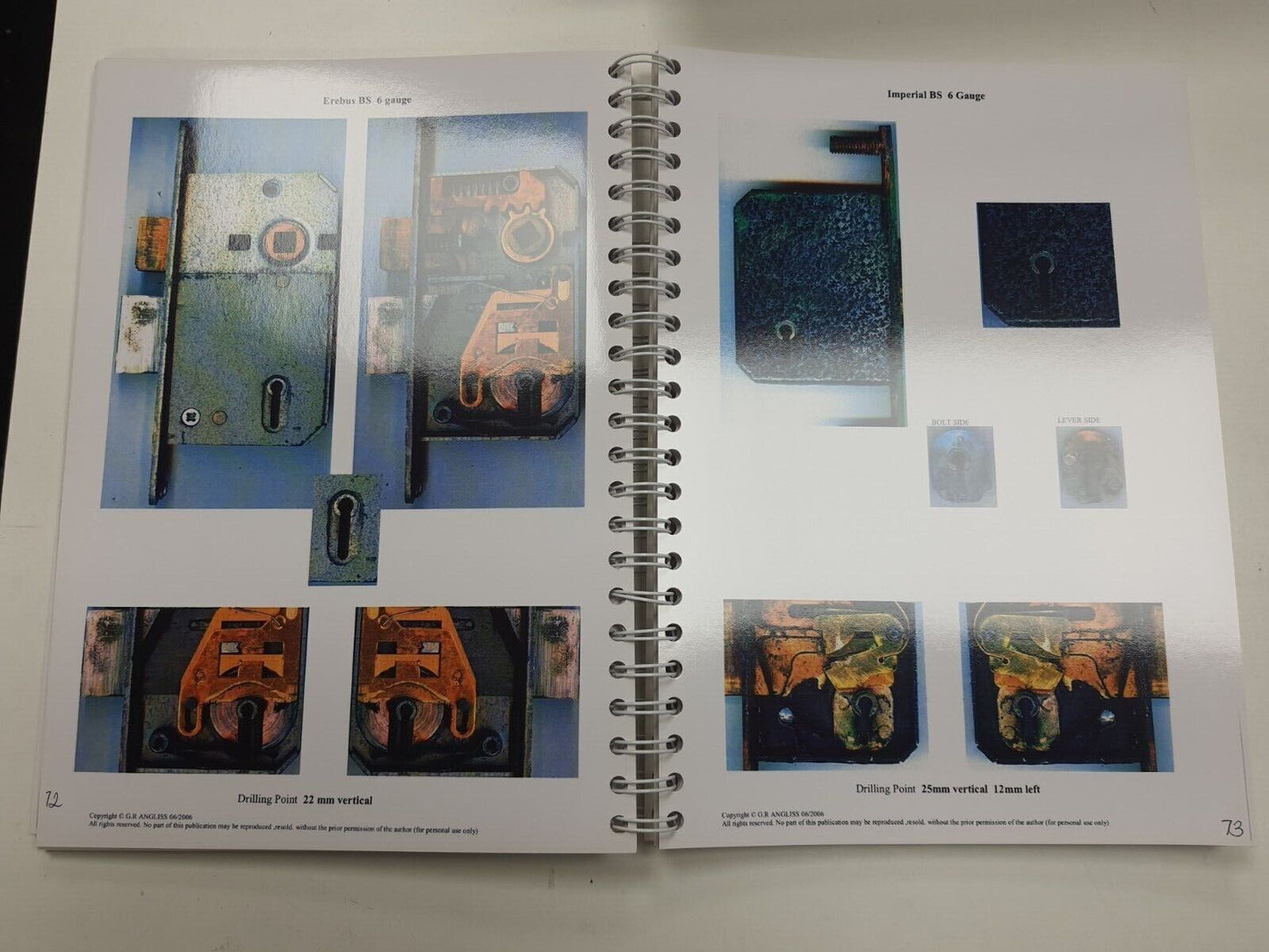 Mortice Lock Identification Manual British Standard Locks (Locksmith Aid)