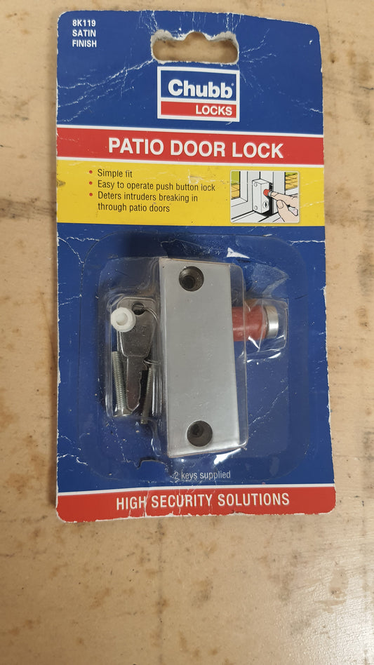 One Chubb 8K119 Patio Door Lock