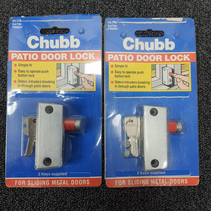 Chubb 8K119 Patio Door Locks X2