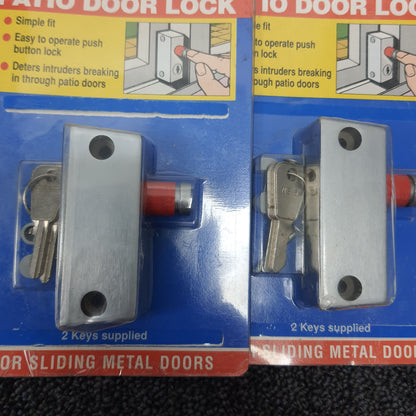 Chubb 8K119 Patio Door Locks X2