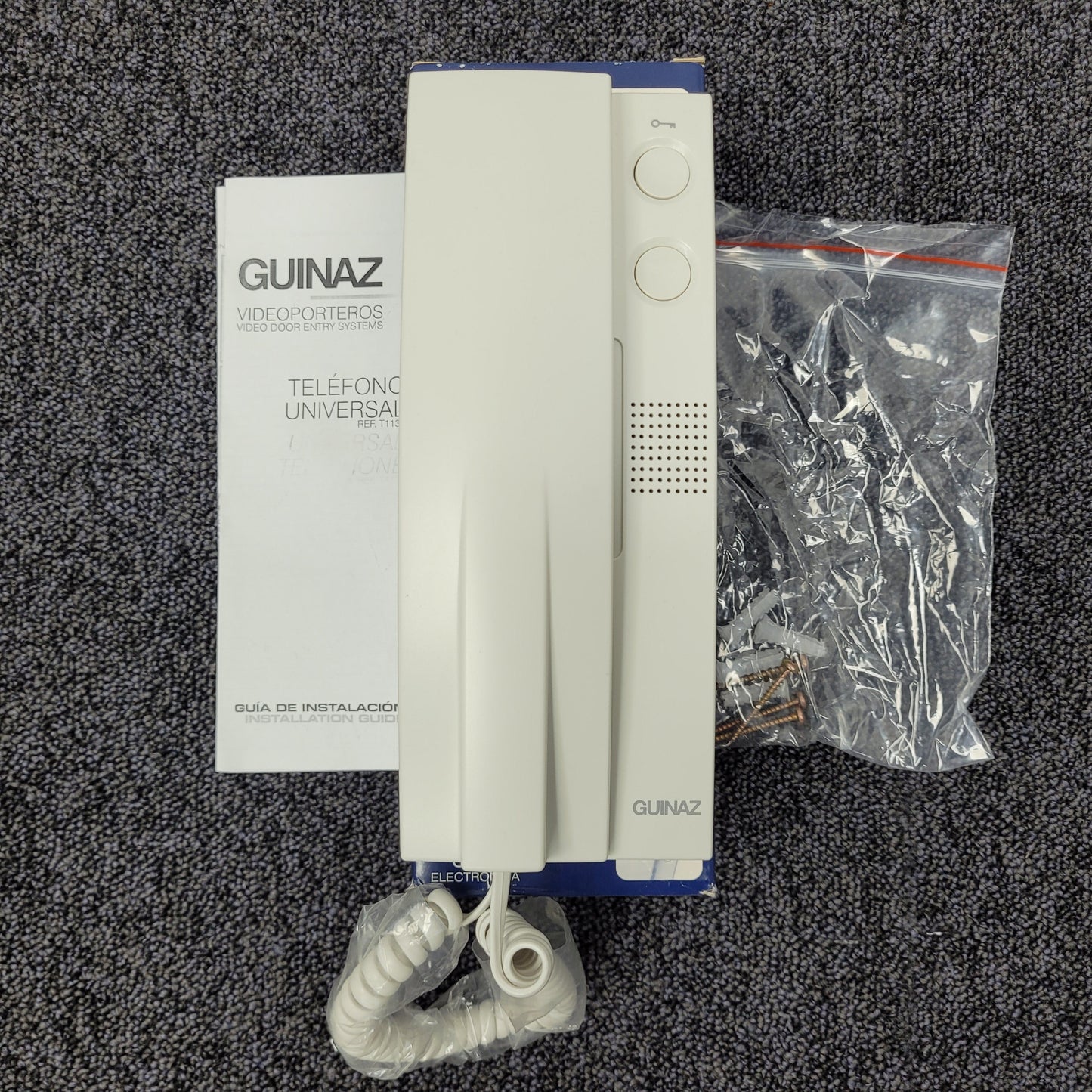 GUINAZ Alfa GET1130 Universal door-entry intercom handset job lot (7 items)