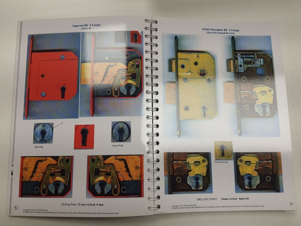 Mortice Lock Identification Manual British Standard Locks (Locksmith Aid)